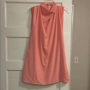 Lena Coral Sleeveless Top